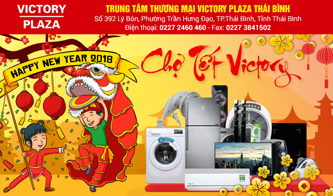 Chợ tết Victory năm 2018