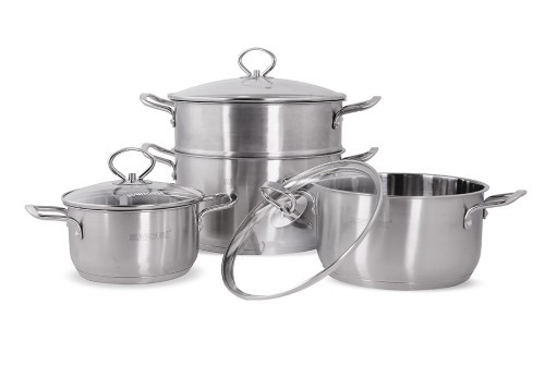 Bộ nồi inox 3 chiếc size 16,20,24 Sunhouse SH893