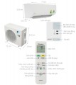 Điều hòa Daikin 1 chiều inverter ATKQ35TAVMV- 11.950BTU