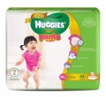 Tã quần bé gái Huggies XL24