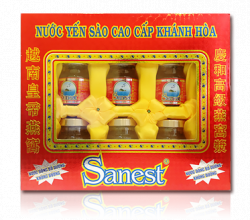 Nước yến Sanes ko đường hộp 6*70ml