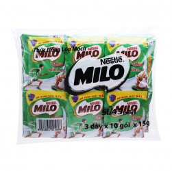 Bịch sữa Milo 3in1 3*(10gói*15g)