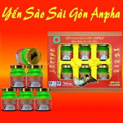 Yến sào Sài Gòn Anpha gold có đường+ăn kiêng 70ml