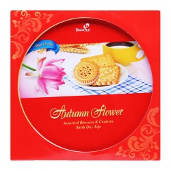 Hộp bánh BiscaFun Flower 350g (thiếc tròn)