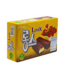 Hộp bánh LonX  23g x 10pcs (xanh)