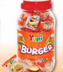 Hũ kẹo Yupi Burger 324g