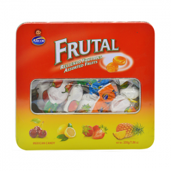 Kẹo hoa quả Frutal Arcor 200g hộp sắt