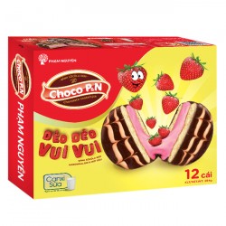 Bánh choco PN Dâu (hộp) 264g