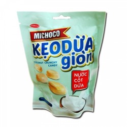 Kẹo dừa giòn+kem sữa tươi Michoco 100g