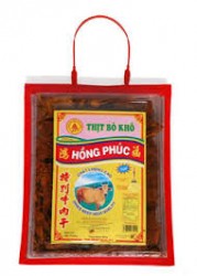 Thịt bò khô Hồng Phúc 200g (miếng)