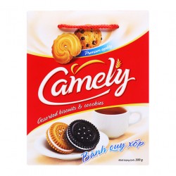 Bánh quy xốp Camely 300g (hộp quai xách)