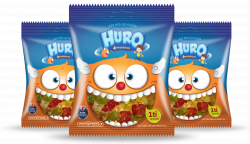 Lọ kẹo dẻo Huro 168g