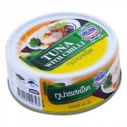 Cá ngừ thái lát ngâm dầu đậu nành 140g