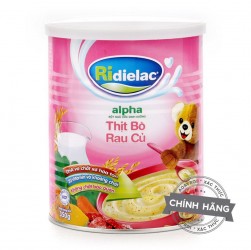 Bột Ridielac thịt bò-rau củ 350g