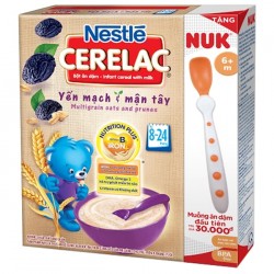 Sữa Nestle Cerelac Yến Mạch & Mận Tây 200g