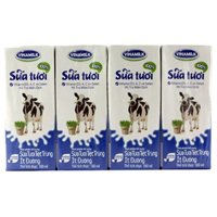 Vỉ 4 sữa Vinamilk 180ml Đàn bò