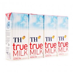 SCU tiệt trùng trái cây truemilk vỉ 4*180ml