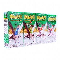 Vỉ 4 sữa Nuvita Cacao Lúa Mạch 180ml