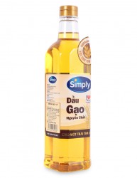 Dầu gạo Simply 1L