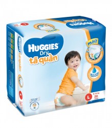 Tã quần Huggies cỡ L 20M