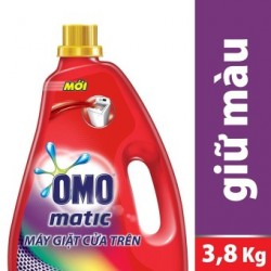 Nước giặt Omo 3.8l comfor cửa trên