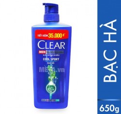 DG Clear 650g bạc hà+KM