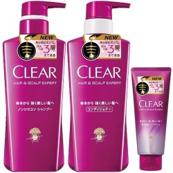 Bộ gội xả Clear 370g Nhật