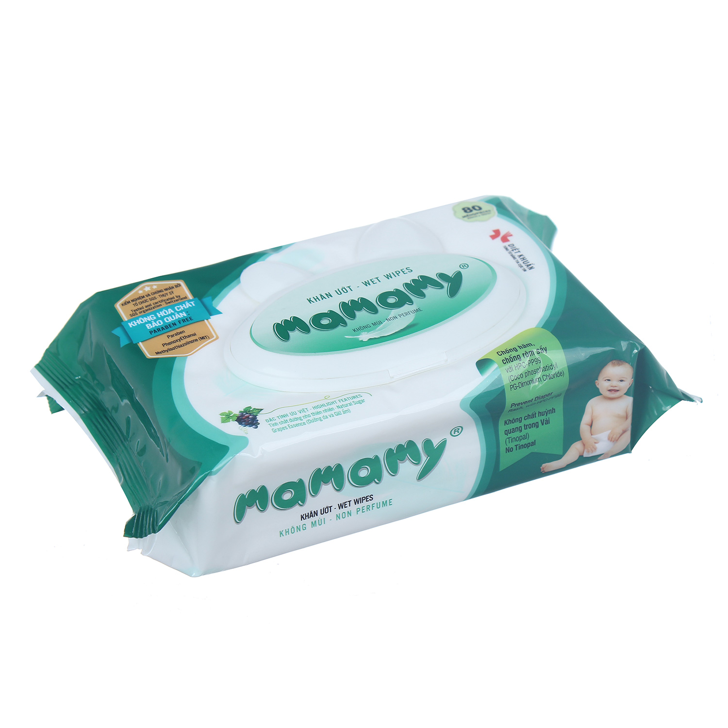 Khăn ướt Mamamy 80 miếng    