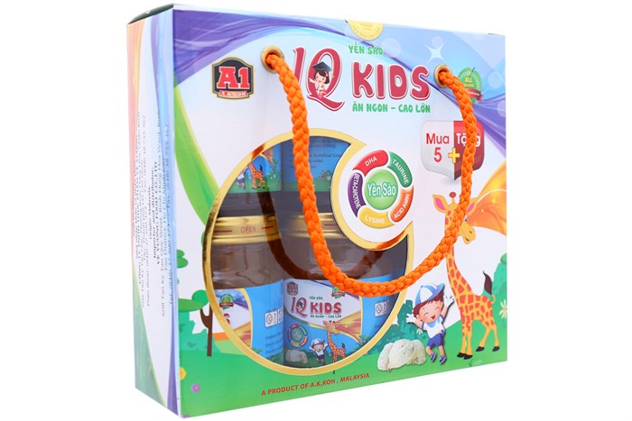 Yến Doremon Ginest kids hạt chia 70ml xanh