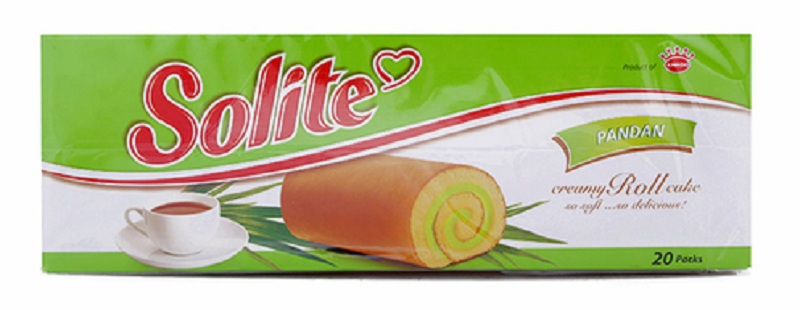 Bánh bông lan cuộn Solite 360g