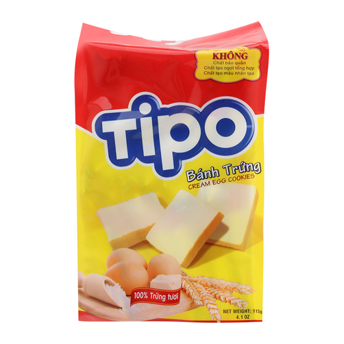Gói bánh trứng Tipo 115g