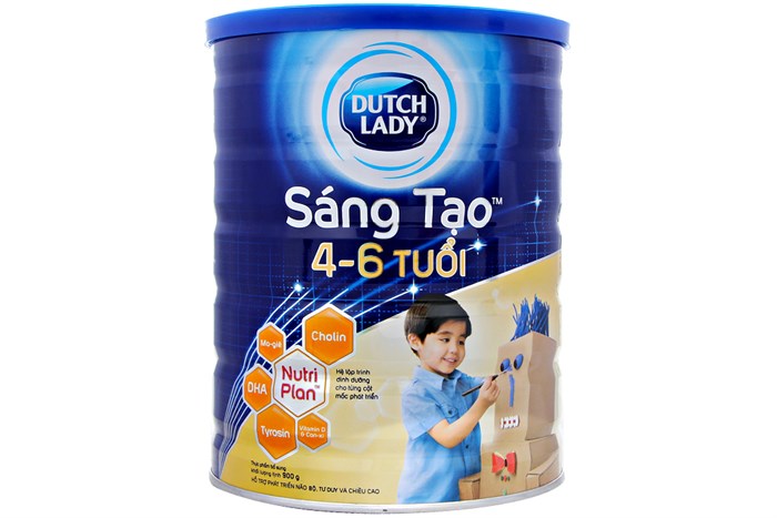 Sữa Dutch Lady 4-6 Sáng Tạo 900g