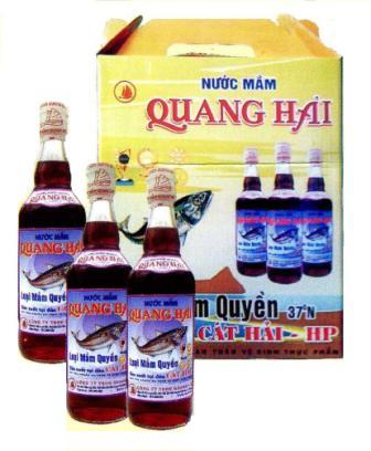 Nước mắm nguyên cốt Quang Hải 35 độ 500ml