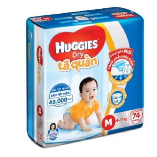 Tã quần Huggies Dry cỡ M74M
