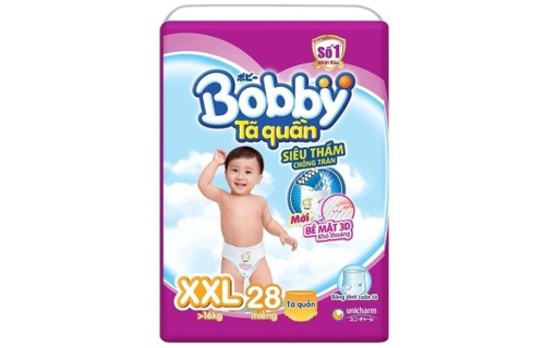 Bỉm quần Bobby Cỡ XXL28