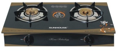 Bếp gas dương 2 mặt kính cao cấp SH (có hâm) SHB3336HA